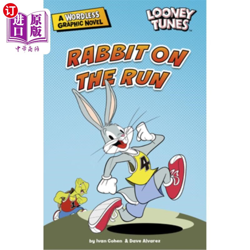 海外直订rabbit on the run 奔跑的兔子