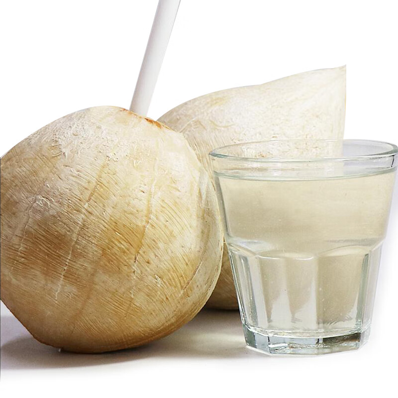 皓谦泰国牛奶椰子新鲜椰皇香孕妇小椰青椰汁大果 4个