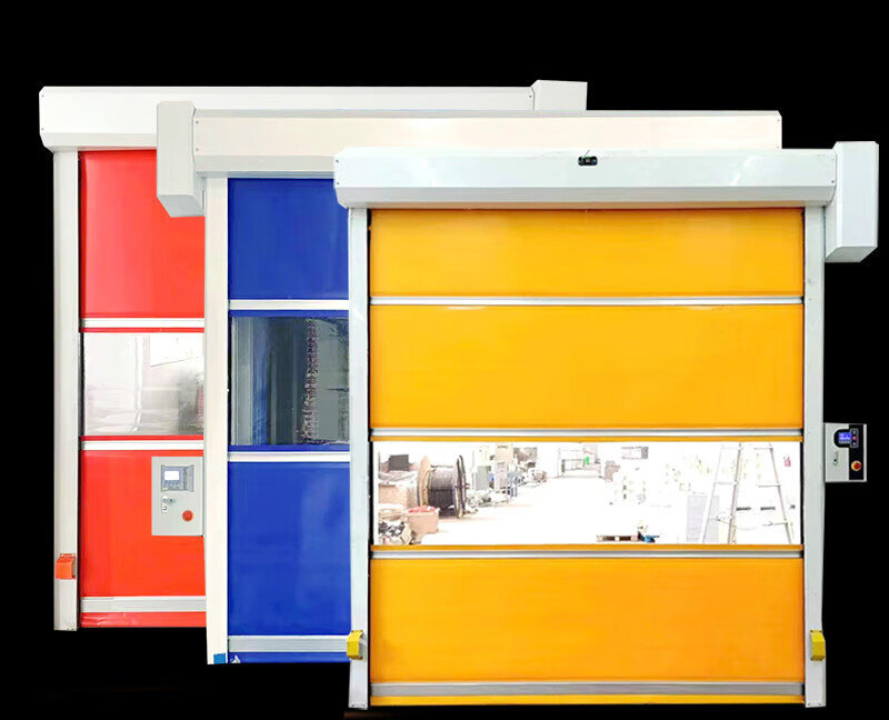 奔新农pvc快速卷帘门自动升降卷闸门电动感应门工业硬质堆积快速门