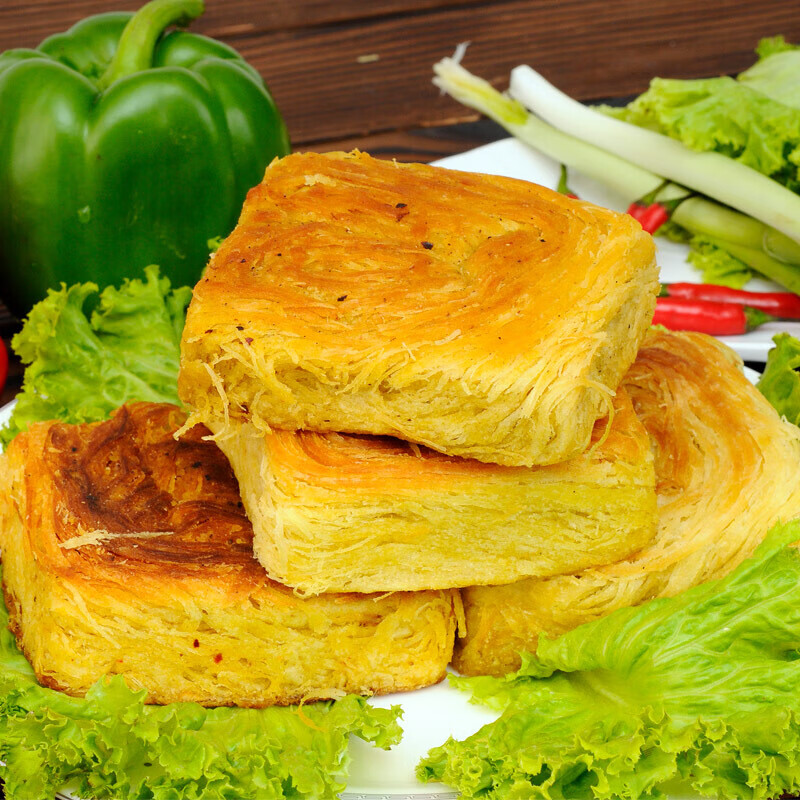 虎钢馋特产 750g甘肃特产手工一窝丝特色小吃盘丝饼酥馍馍酥饼零食