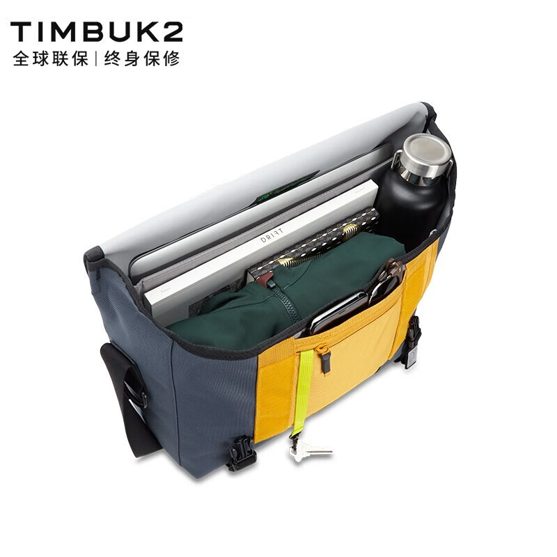 TIMBUK2邮差包斜挎包经典拼色信使包时尚休闲男包学生挎包单肩挎包 光束橙 S
