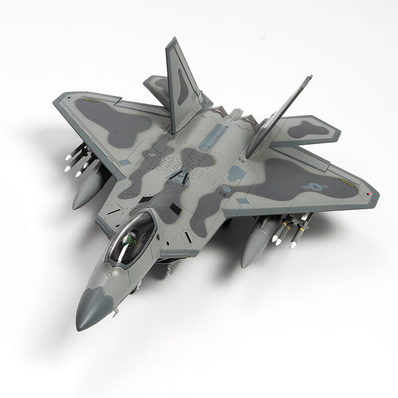 特尔博（Terebo）F22飞机模型1:72合金F-22猛禽隐形战斗机仿真航模成品 F22可替换模式