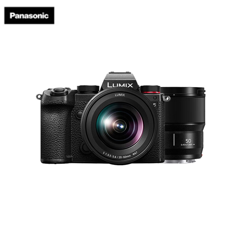 松下（Panasonic）S5K全画幅微单相机/无反/单电/数码相机  松下镜头20-60mm+ 50mm双镜头套机