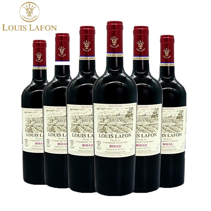 路易拉菲（Louis Lafon）干红葡萄酒法国原瓶进口红酒 14度公爵领地6瓶/箱