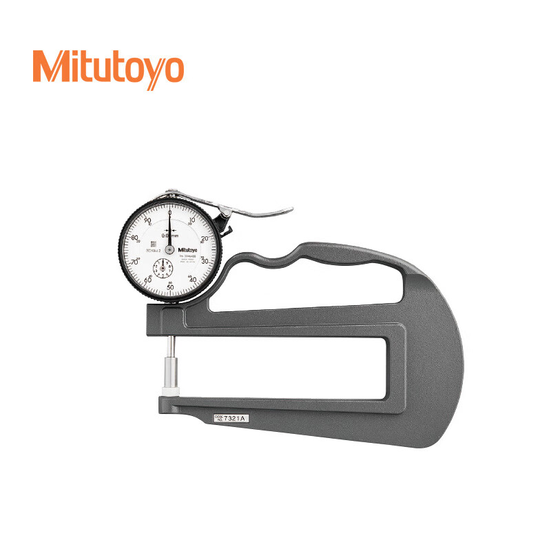 日本mitutoyo三丰厚度百分表 0-10*0.