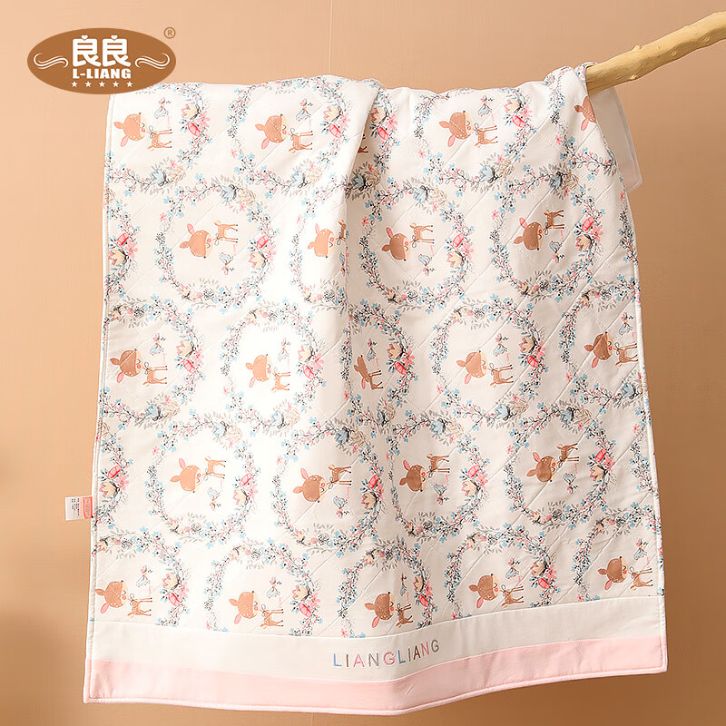 良良（liangliang）婴儿隔尿垫防水可洗新生儿棉质宝宝加大床垫花卉小鹿90*70cm高性价比高么？