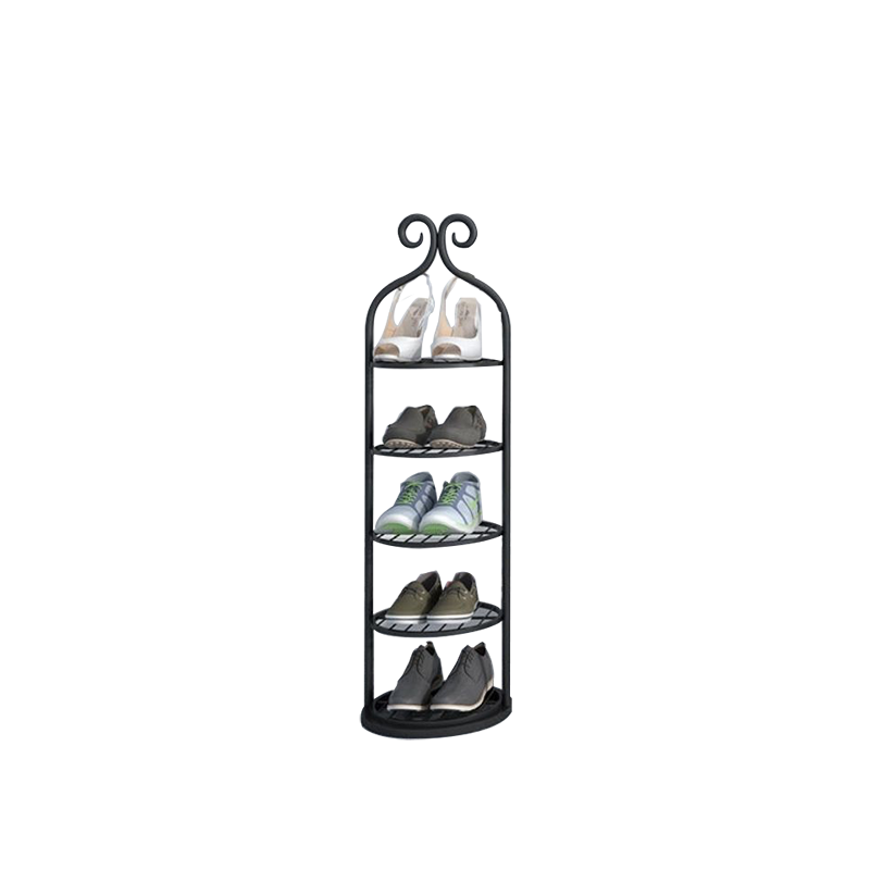 安尔雅 铁艺鞋架多层置物架宿舍省空间收纳架家用门口经济小鞋柜