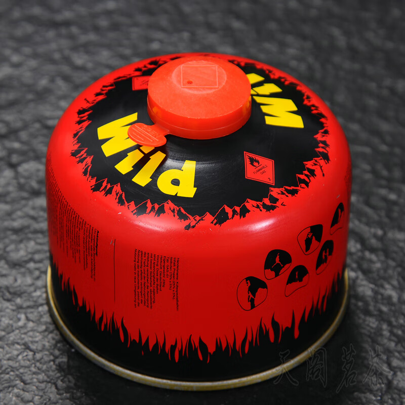 野鹿户外高山扁气罐便携液化汽炉头瓦斯丁烷气体燃料配套炉头煤气罐 2