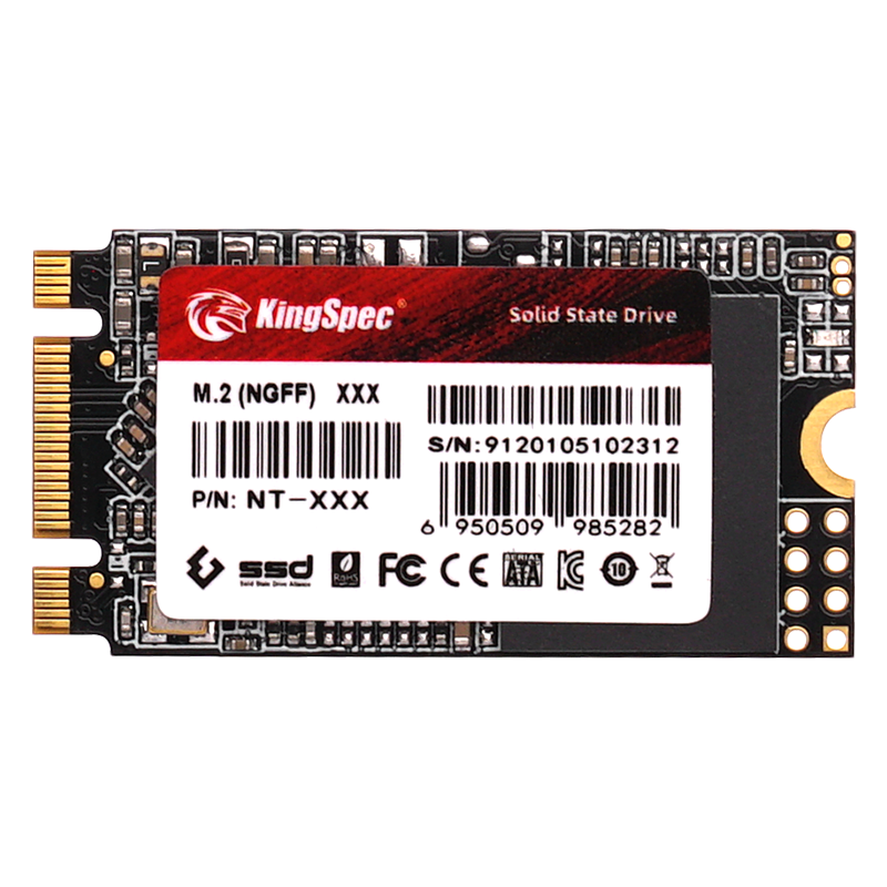 ʤάKingSpec M.2 SATA NGFF 2242 SSD̬Ӳ ʼǱ̬ 1TB SATAЭ 2242 NGFF/M.2