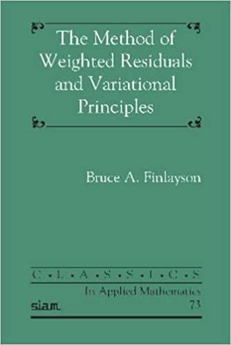 预订 高被引the method of weighted residuals and variati