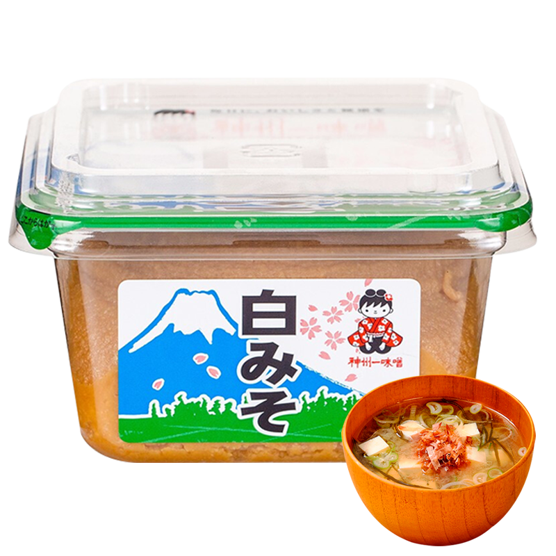 日本原装进口 X州一白味噌300g 日式味增昆布味噌汤大酱汤豆瓣酱