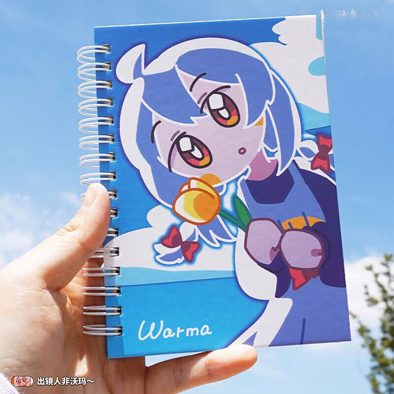 沃玛养鸡场线圈横线硬皮彩印笔记本a6学生生日礼物动漫warma 夏日