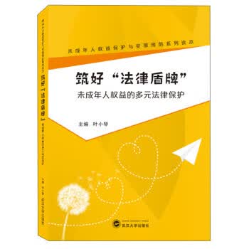 正版！ 筑好“法律盾牌”—未成年人权益的多元法律保护 9787307219571 叶小琴 编 武汉大