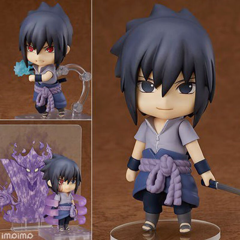 火影q版卡卡西鸣人小樱佐助自来也我爱罗带土粘土人手办公仔 707#佐助