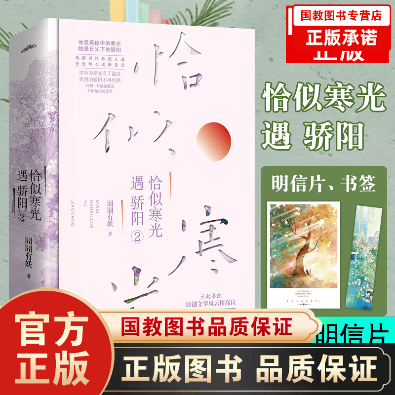 【附赠签名明信片书签】正版新书 恰似寒光遇骄阳2 共2册 囧囧有妖著书云起书院青春文学都
