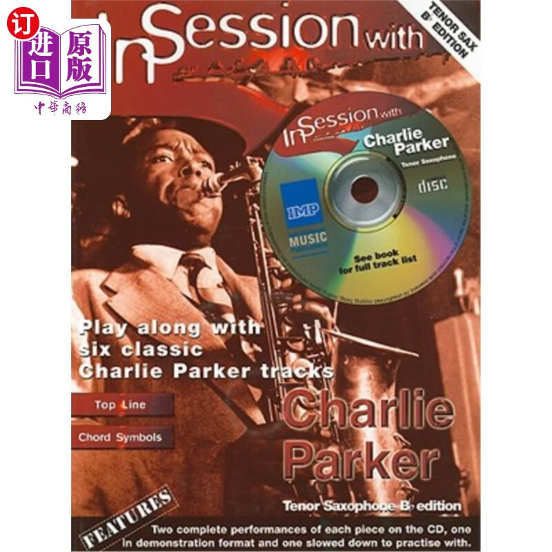海外直订in session with charlie parker: tenor saxophone [with cd
