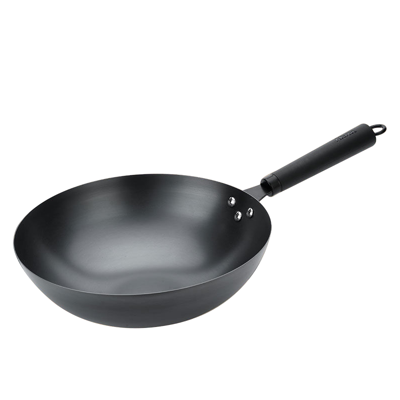 安博力abrel炒菜锅精铁锅无涂层少油烟老式铁锅无涂层ec32da532cm无