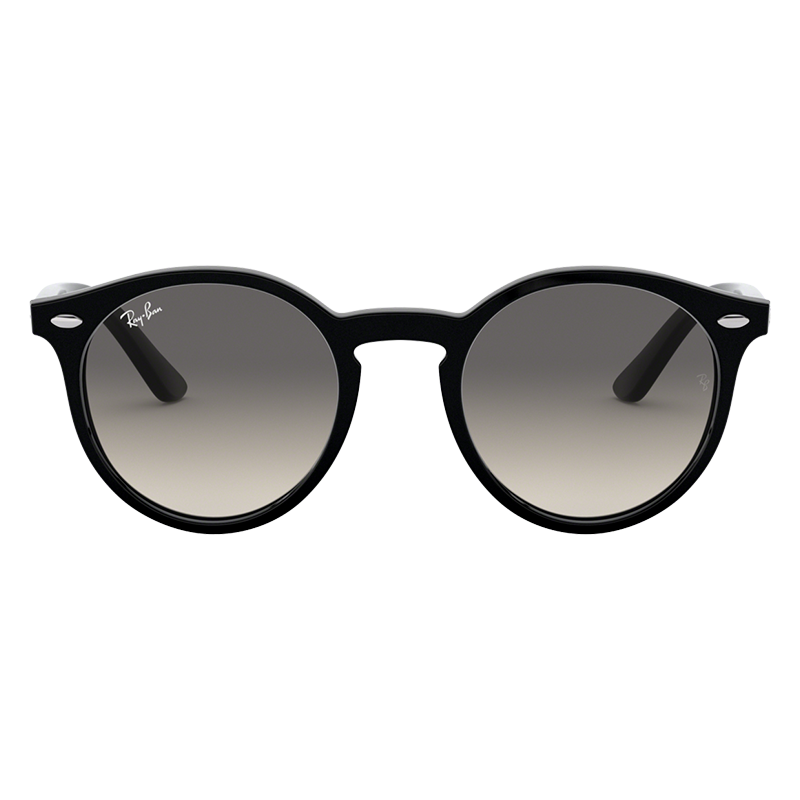 雷朋（RayBan） 雷朋兒童太陽鏡圓形舒適時尚男女童墨鏡0RJ9064S 100/11 全黑色鏡框 尺寸44