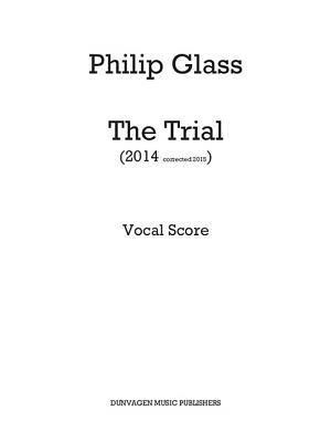 预订 the trial: vocal score