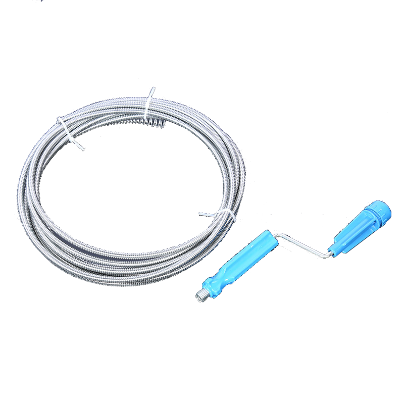 手摇管道疏通器家用下水道疏通器工具通马桶厕所家用厨房水槽一炮通地漏捅管道堵塞手摇弹簧工具清理3米 手摇管道疏通器