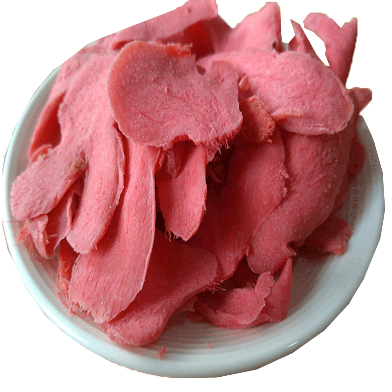 思宏湖南特产乡里盐姜手工自制红姜片五味姜盐姜甜咸辣250g/罐*1年货