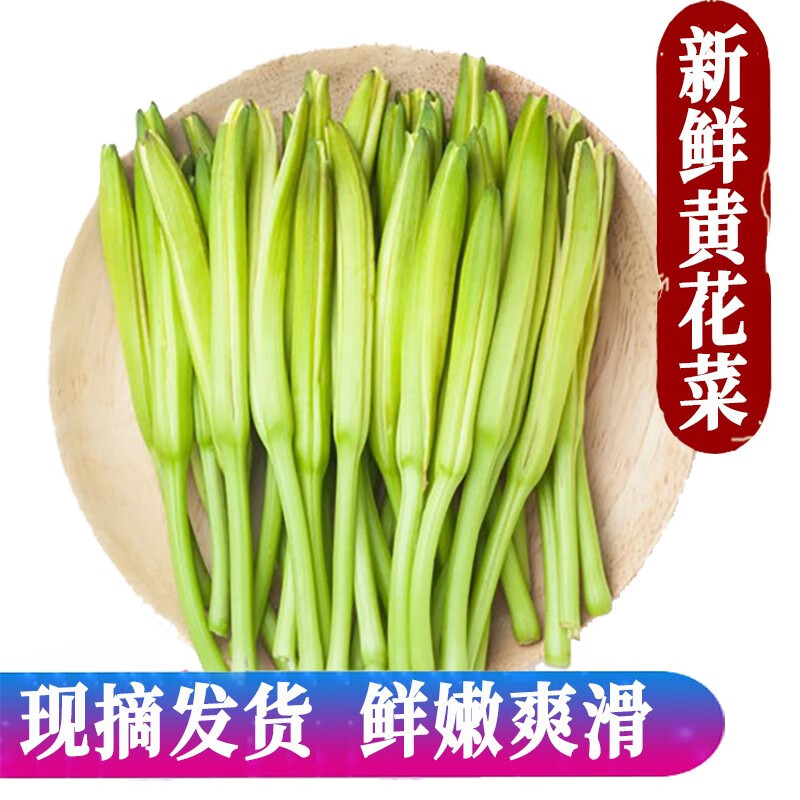 【順豐】新鮮黃花菜 金針菜 忘憂草 新鮮當(dāng)季蔬菜 2斤