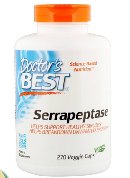 doctors best serrapeptase舍雷肽酶胶囊 270粒