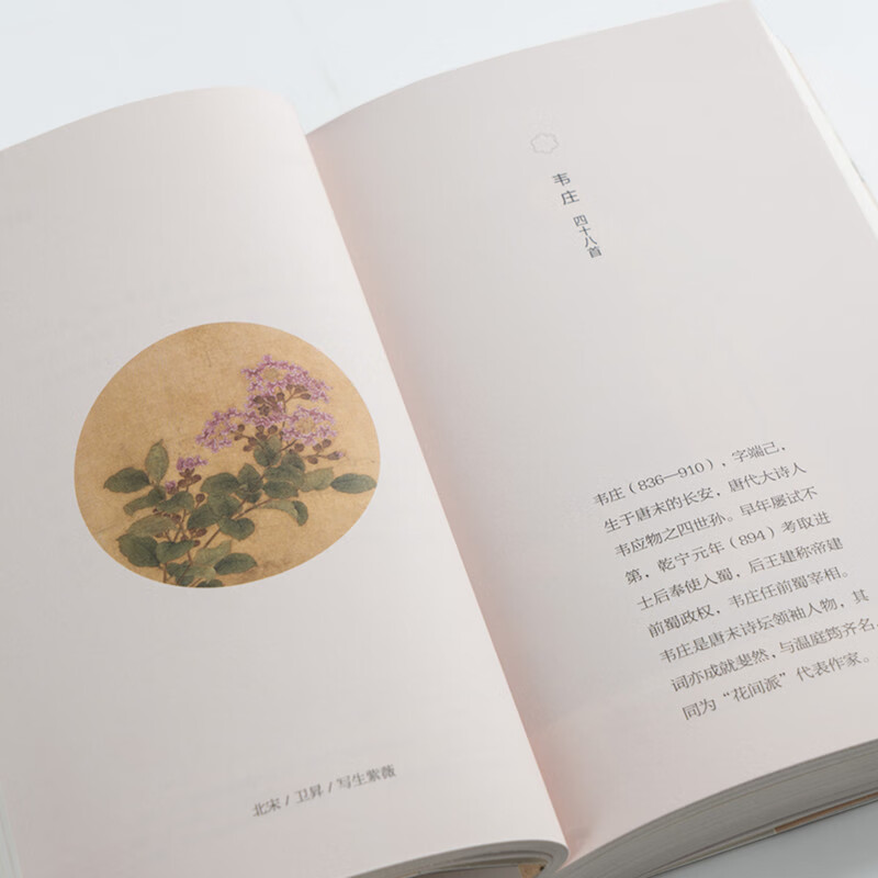 花间集 正版现货 全集彩图版 中国花鸟绘画史 国学经典中国古诗词古代诗歌 宋词500首120余幅花鸟