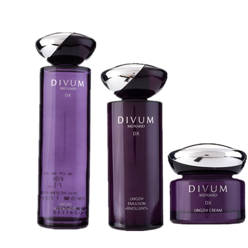 美伊娜多(menard)缔凡灵芝三件套补水保湿 精华露精华乳面霜(滋润