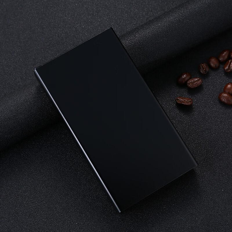 细支烟盒20支装金属翻盖便携定制刻字创意超薄男士女士细支香菸盒 黑