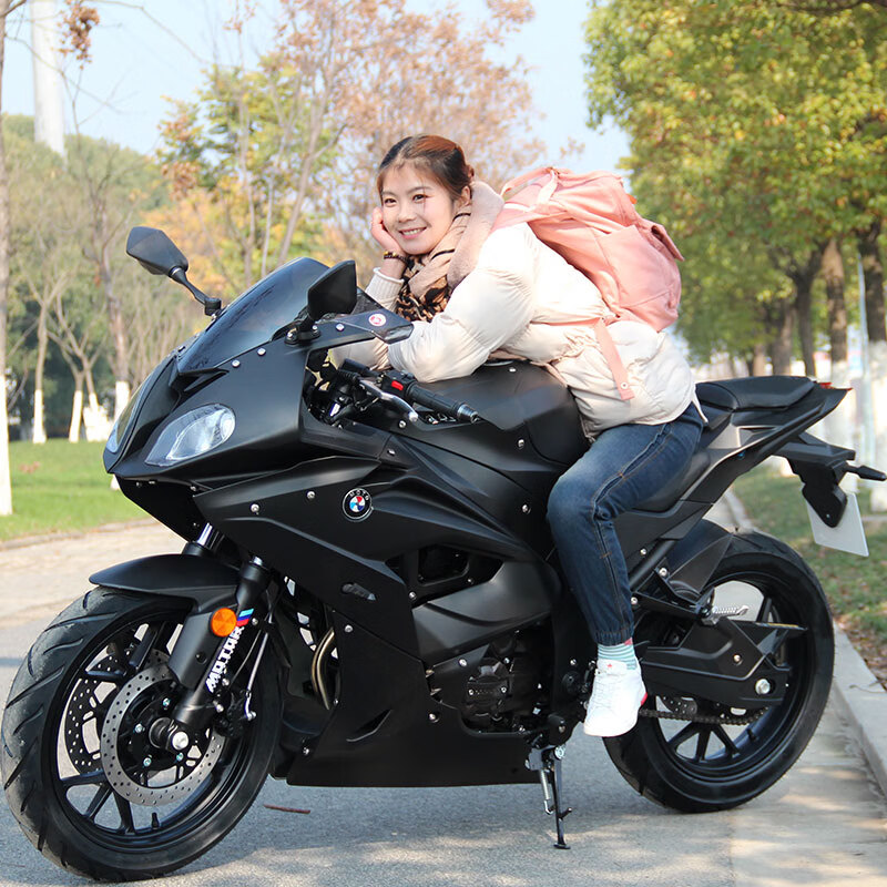 悅物耐典摩托車(chē)跑車(chē)機(jī)車(chē)寶馬款式重機(jī)車(chē)街車(chē)國(guó)四大排量雙杠電噴 國(guó)四200CC單缸風(fēng)冷電噴