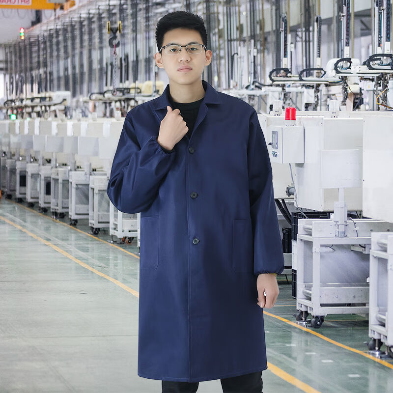 诚墨工作服大褂男劳保套褂罩衣长款护新款挂服女围裙罩衣汽修定制成人