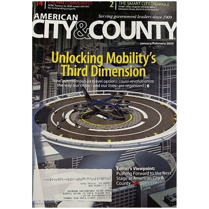 【单期可选】American City&County 2019/20年月刊 美国城市乡村杂志 2020年1/2月合刊