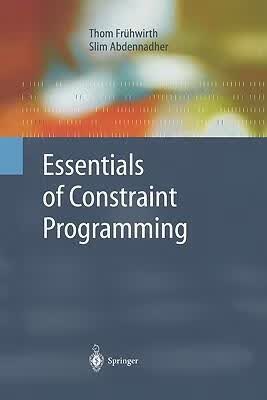 预订Essentials of Constraint Programming