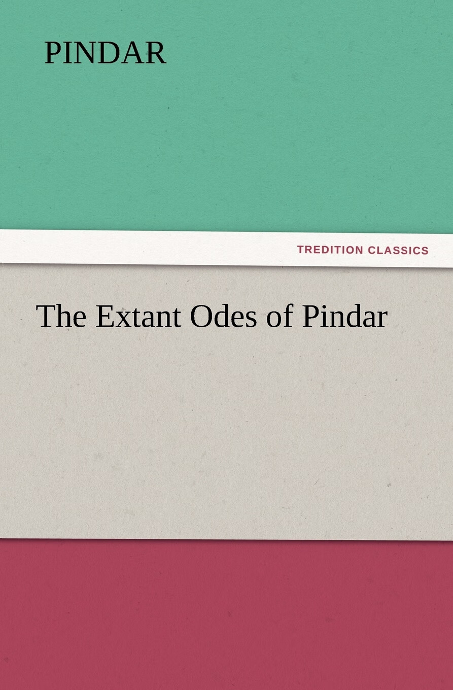 【预售 按需印刷】the extant odes of pindar