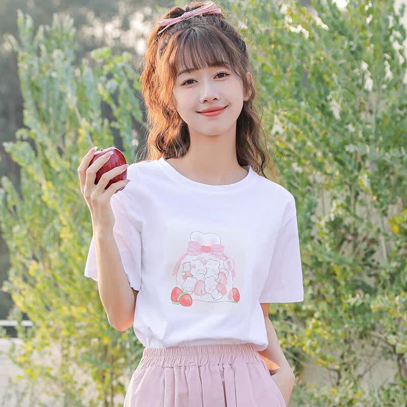 丘绚初中生高中生女生衣服夏天套装少女大童t恤套装夏季2024新款高中