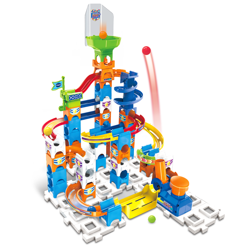 伟易达（Vtech）积木旋风轨道套装 大颗粒拼装STEAM教4-8岁玩具男女孩儿童节礼物