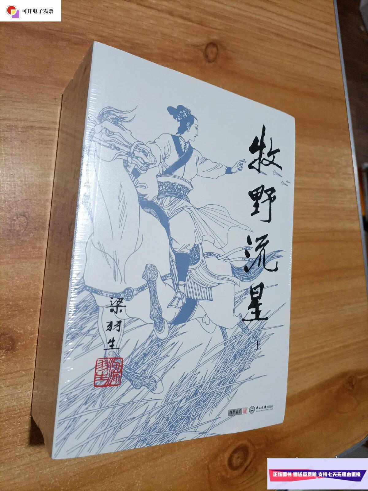 【二手9成新】牧野流星上中下 /梁羽生 中山大学出版社