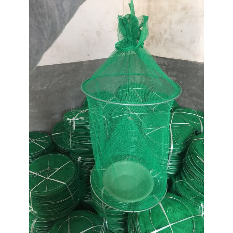 适用创意捕蝇器家用捕蝇笼扑苍蝇笼子捕蝇网捉苍蝇扑蝇器捕苍蝇神器扎