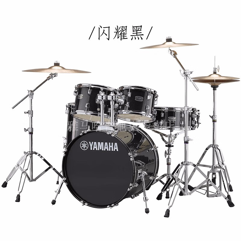 Yamaha雅马哈架子鼓雷神rydeen爵士鼓成人初学者儿童原声鼓舞台演奏雷神架子鼓五鼓四镲 进口沙宾 麦尔5镲 全套配件 备注颜色 虎窝购