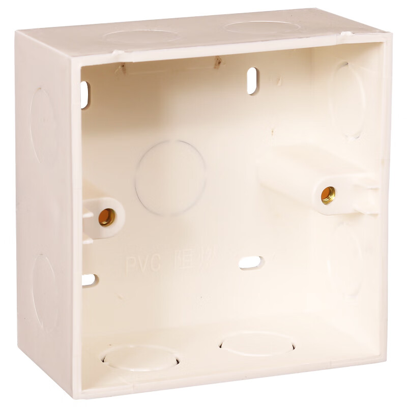 明装底盒86型加高开关盒子通用明线盒接线盒家用漏电插座明盒