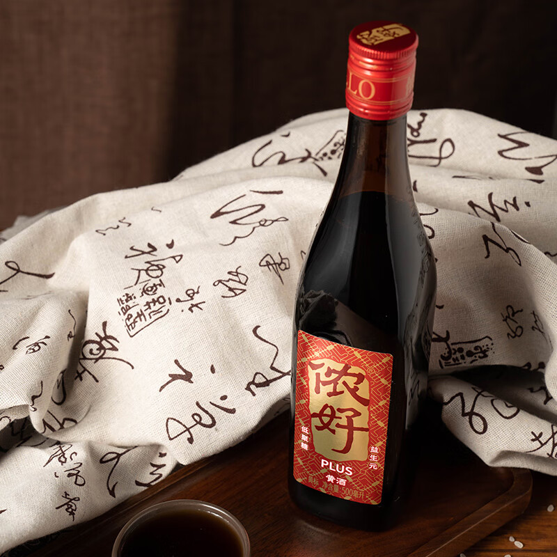 侬好PLUS 金枫黄酒 上海黄酒 整箱装 12瓶 侬好黄标  500mL 12瓶 整箱装