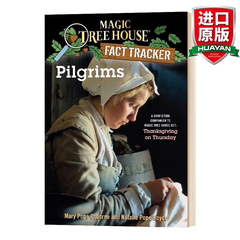 pilgrims mthft#13 英文原版 神奇树屋小百科系列13 儿童英语章节小说
