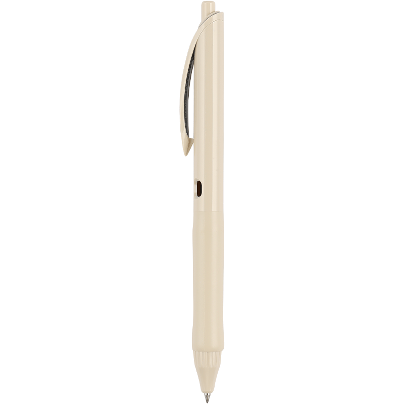 国誉(KOKUYO) 按动中性笔一米新纯高考彩色速干水笔0.5mm签字笔 黑色内芯米色笔杆 1支 WSG-PRS302LY 8.8元