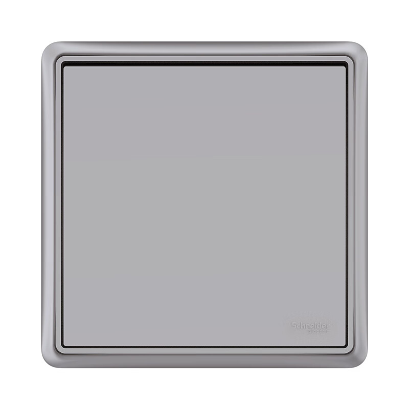 一开双控开关面板 86型暗装单开开关插座面板 智意系列 星云灰色