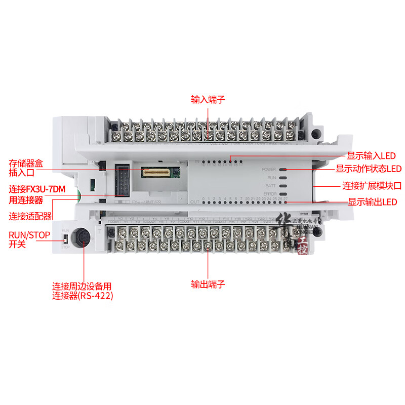 fx3u-32mt2fes-a 16 48 64 80 128mr可编程国 fx3u-16mr/es-a