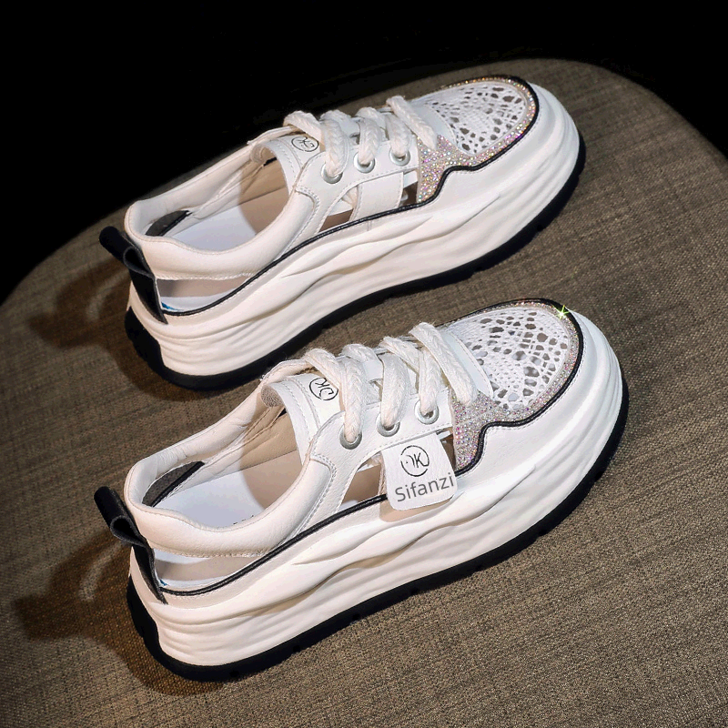 tyburn千屿sheiladoukou鞋业 2023新款夏季厚底老爹鞋时尚百搭透气