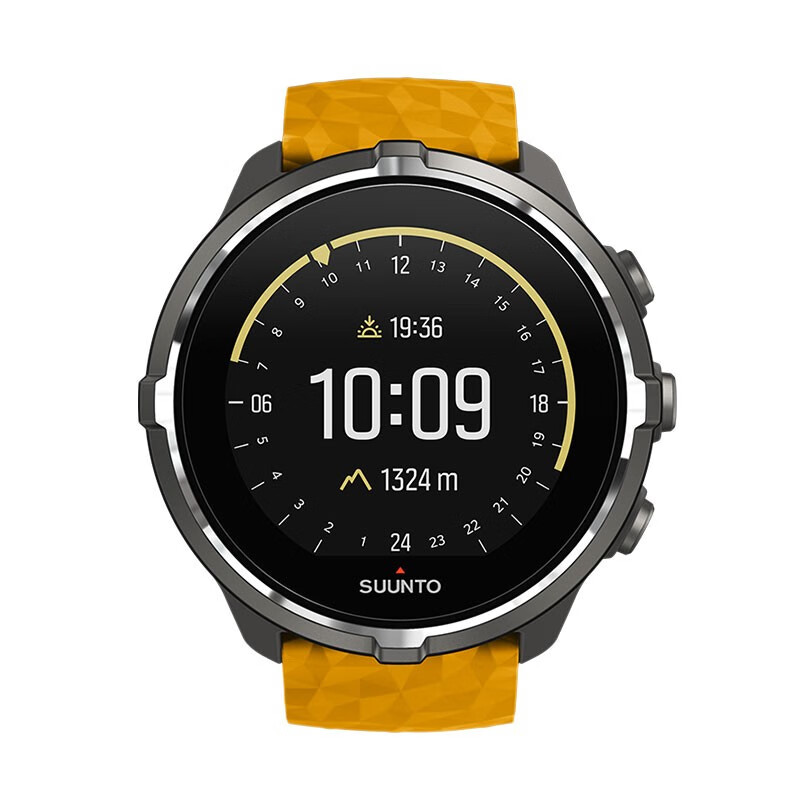 颂拓(SUUNTO) 手表 SPARTAN SPORT WHR BARO 斯巴达彩屏智能 户外光电心率表 黄色SS050001000