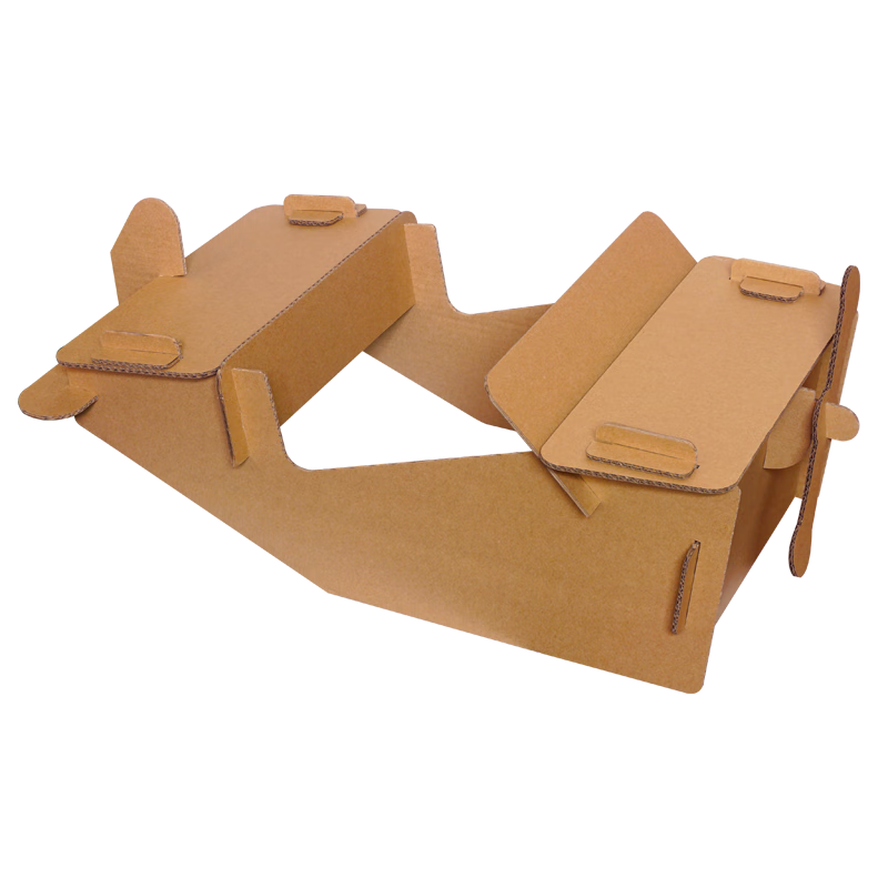 人纸箱机器人模型儿童玩具手工diy制作涂色盔甲纸盒板 拼装飞机原色