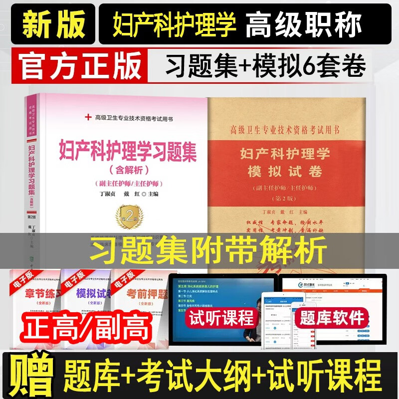 2024妇产科护理学副主任主任护师职称考试书 正高 副高 考试资料用书 习题集+模拟试卷高级卫生专业技术考试用书护理护人机对话题
